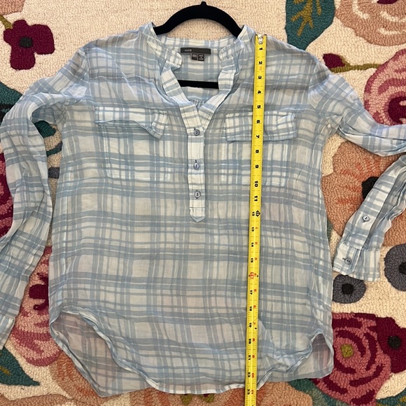 🔥 2 for 20$ / Vince Plaid Blouse - Picture 17 of 17